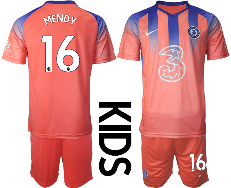 2021 Chelsea FC away Youth #16 soccer jerseys->youth soccer jersey->Youth Jersey